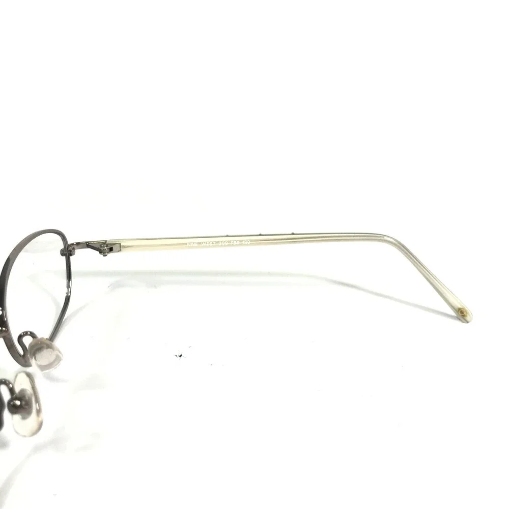 Nine West Petite Eyeglasses Frames 309 FB9 Black White Rectangular 49-16-130